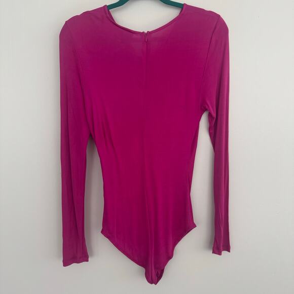 Farm Rio Long Sleeve Bodysuit in Pink - Picture 4 of 8